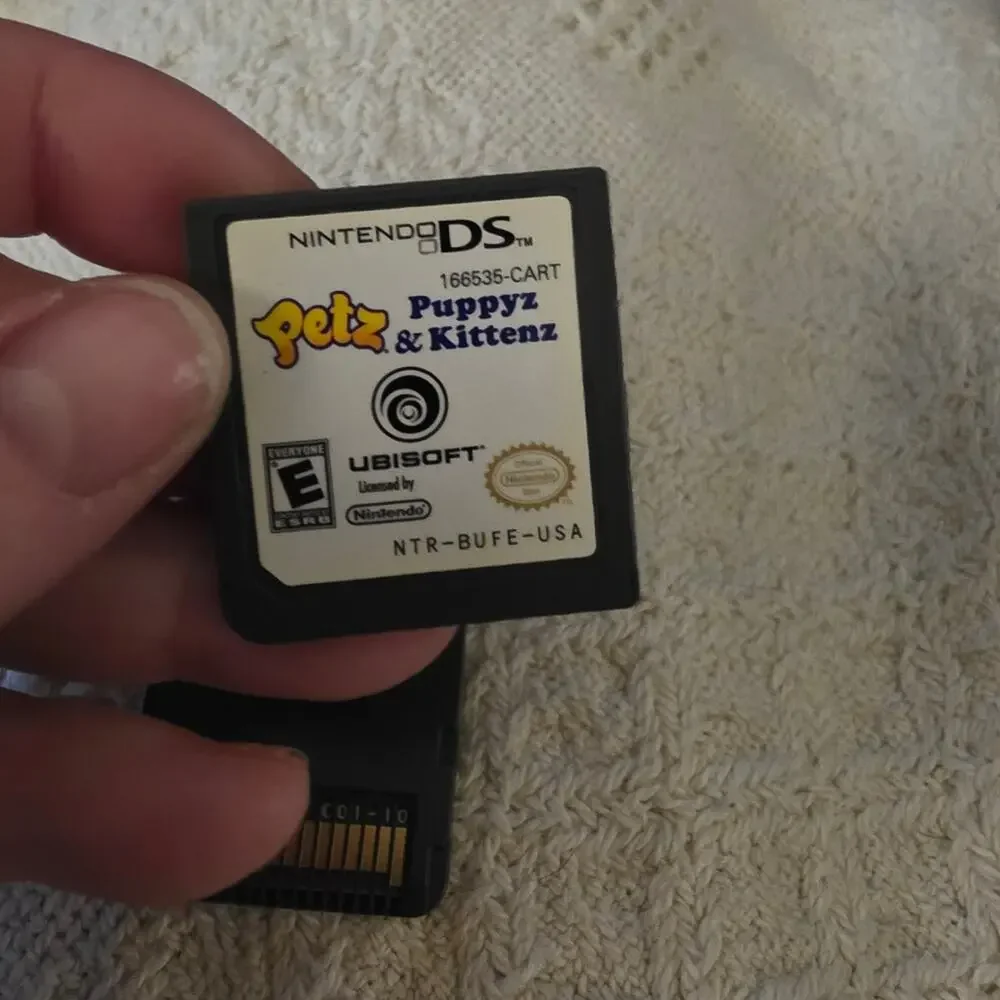 Nintendo DS Game Lot Petz Puppies & Kittens Pampered Pets 2 Paws And Claws